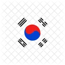 South Korea Flag Country Icon