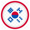 South Korea Country National Icon