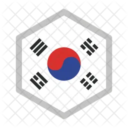 South korea Flag Icon