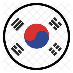 South Korea Flag Icon