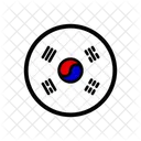 South Korea Country Flag Flag Icon