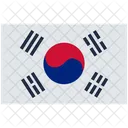 South Korea Flag Korea Rectangle Icon