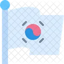 South Korea Nation Flags Icon