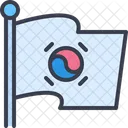 South Korea Nation Flags Icon