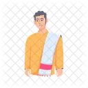 South Man Indian Person Indian Man Icon
