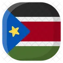 South Sudan Flag Country Icon