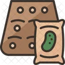 Sowing Seed Grow Icon