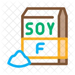 Soy Flour Package  Icon