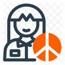 Sozialarbeiter Pflege Gemeinschaft Symbol