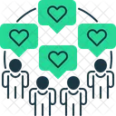 Soziale Medien Soziales Netzwerk Kommunikation Symbol