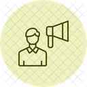 Influencer Marketing Farbkreis Symbol Symbol