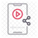 Video Player Soziales Symbol