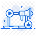 Social Marketing Digitales Marketing Werbung Symbol