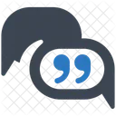 Sozialer Chat  Symbol