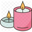 Spa Candles Relaxation Icon