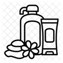 Spa Massage Line Icon