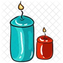 Spa Candle Light Stand Candle Light Icon