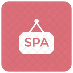 Spa Hanging Board  Icon