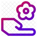 Spa Hand Flower Icon