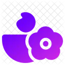 Spa Flame Candle Icon