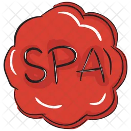 Spa Label  Icon