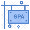 Spa Schild Spa Tafel Spa Schild Symbol