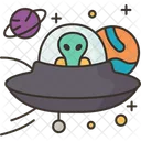 Space Aliens Extraterrestrial Icon