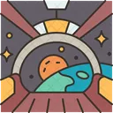 Space Station Orbit Icon
