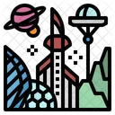 Space Shuttle Transportation Icon