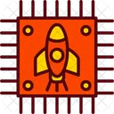 Space Spaceship Chip Icon