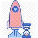 Space Age Spacecraft Rocket アイコン