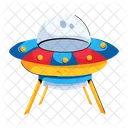 Space Capsule Spaceship Flying Saucer Icon