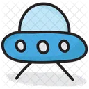 Space Capsule Satellite Astronomy Icon