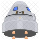 Space Capsule Shuttle Spacecraft Icon