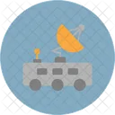 Space Car Vehicle Rover Icon