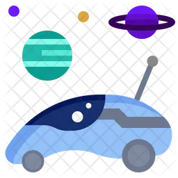 Space Car  Icon