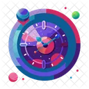 Space Clock Time Watch Icon