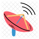 Space Communication Parabolic Dish Parabolic Satellite Icon