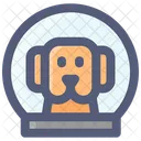 Dog Space Astronaut Icon