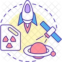 Space Exploration Nuclear Icon