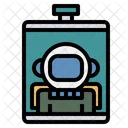 Space Food Energy Gel Spaceman Icon