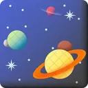 Space Astronomy Planet Icon