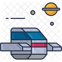 Spacecraft Spaceship Space Cruiser Icon