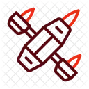 Space Interceptor Spacecraft Spaceship Icon