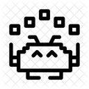 Space Invader Arcade Retro Spiel Symbol