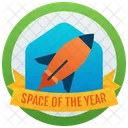 Space Logo Badge Reward Marker Icon