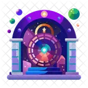 Space Portal Door Doorway Icon