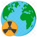 Space Radiation Earth Space Icon