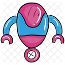 Space Robot Bionic Man Humanoid Icon