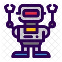 Space Robot Artificial Intelligence Ai Icon